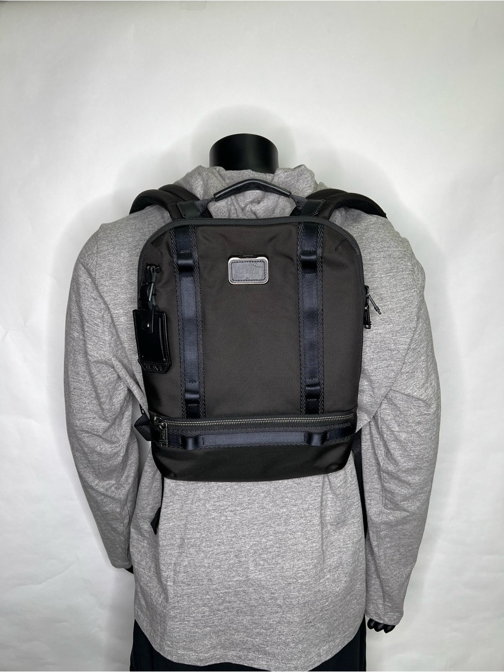 TUMI Alpha Bravo Falcon Tactical Compact Backpack Sling 232742D Black Nylon